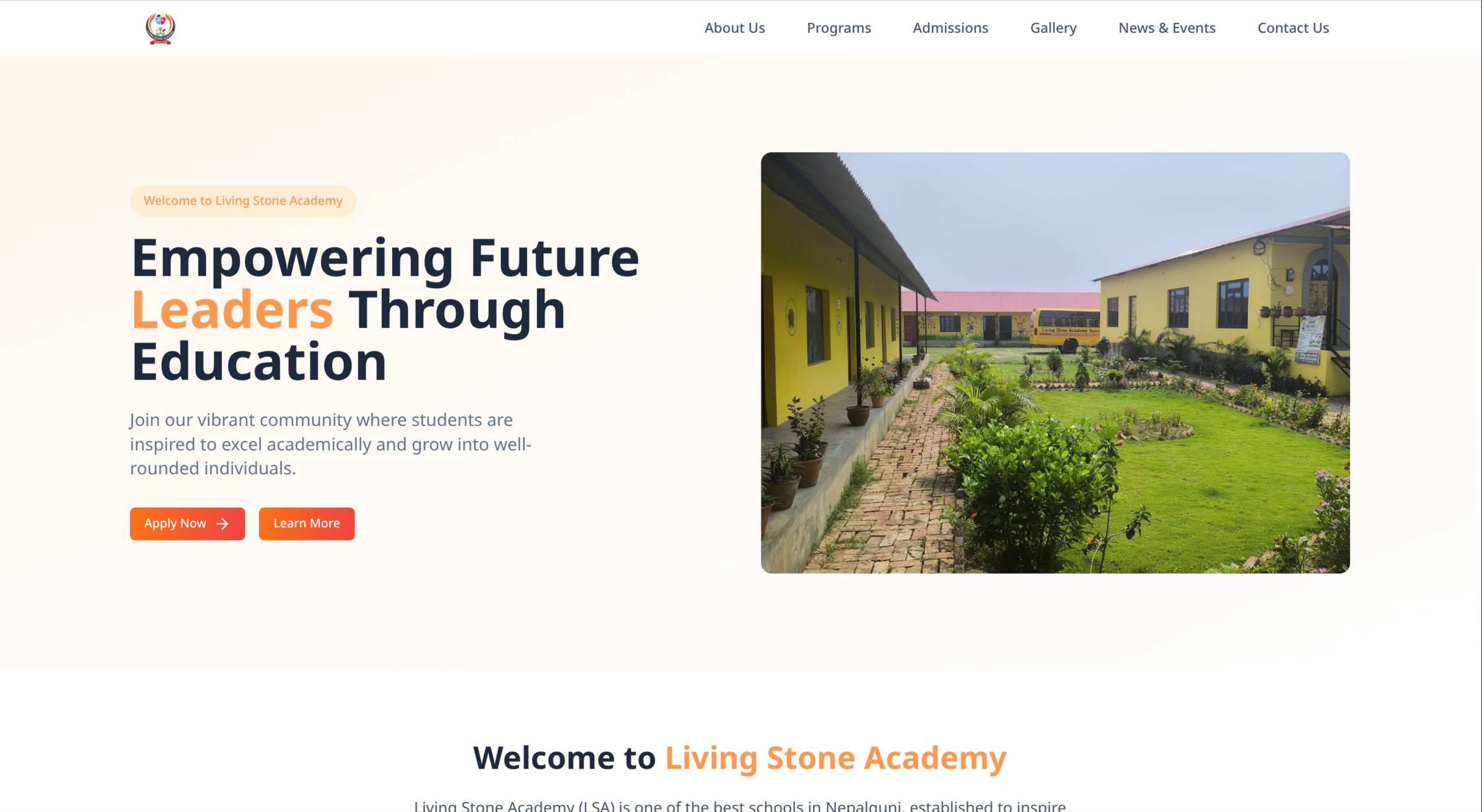 Livingstone School Website